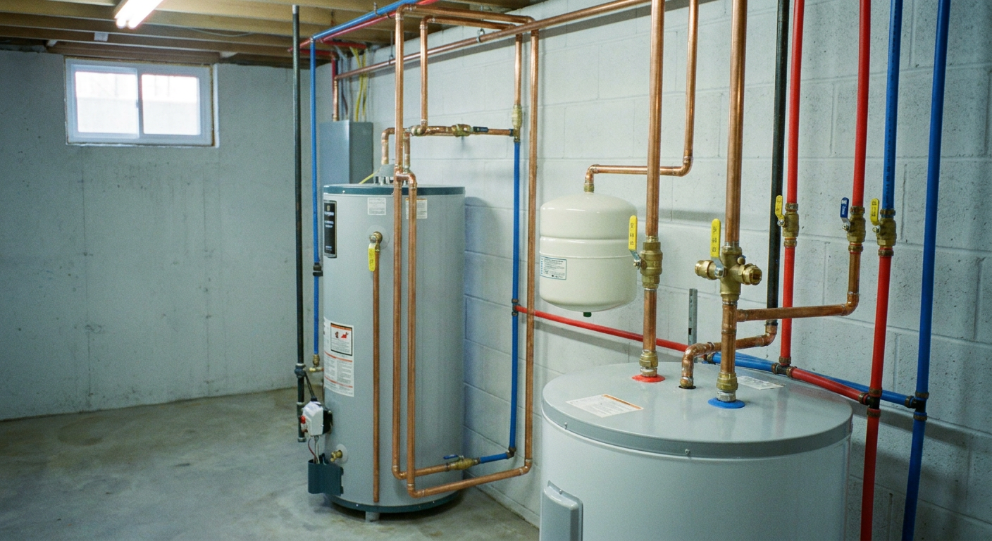 Installation de chauffe-eau